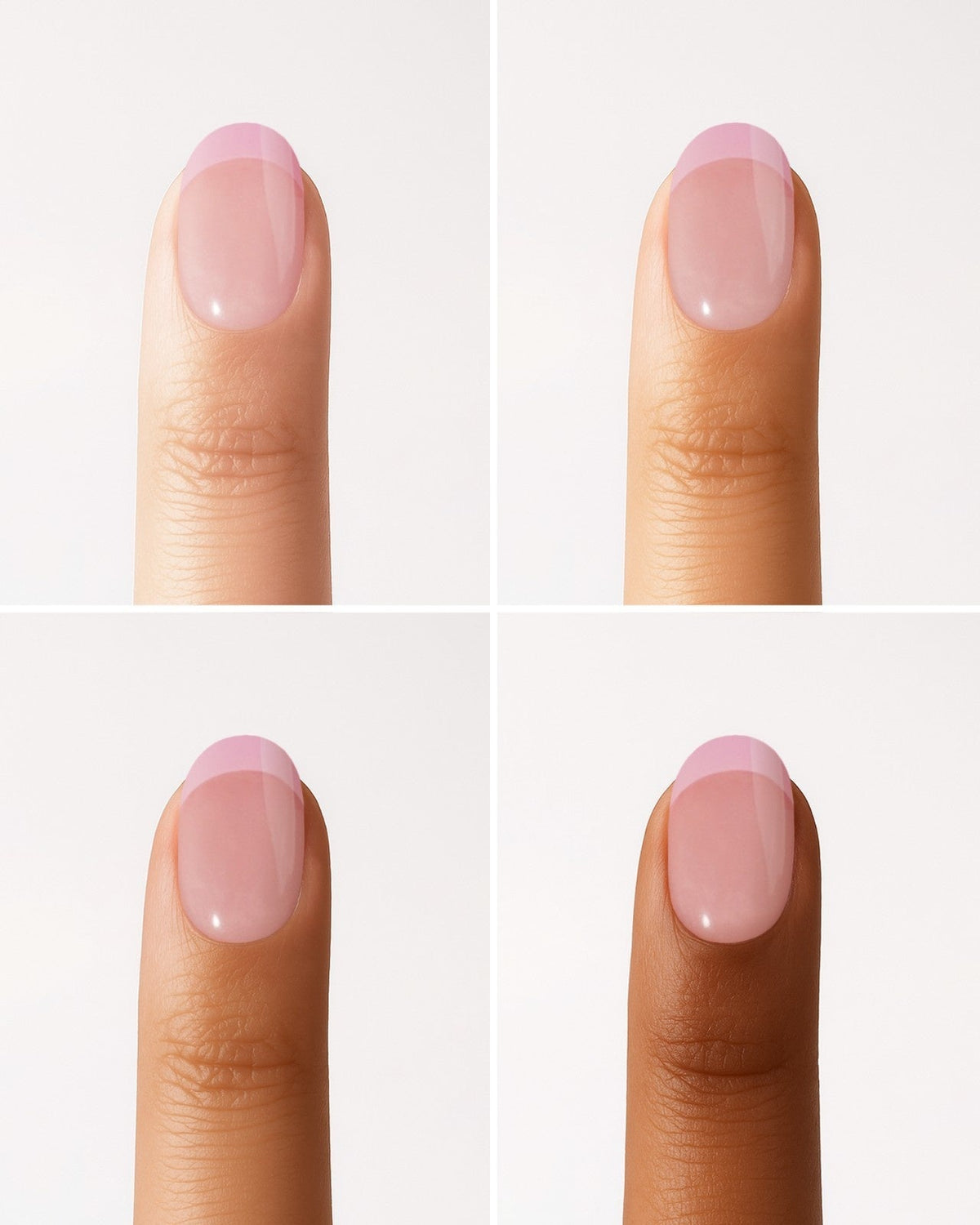 Pastel French UV Gel Strips