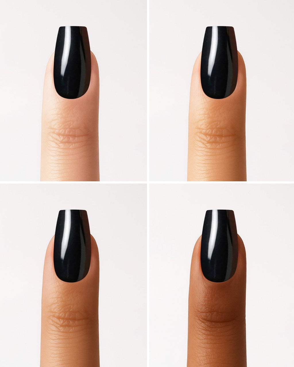 Dark Dream Short Coffin Soft Gel Press Ons