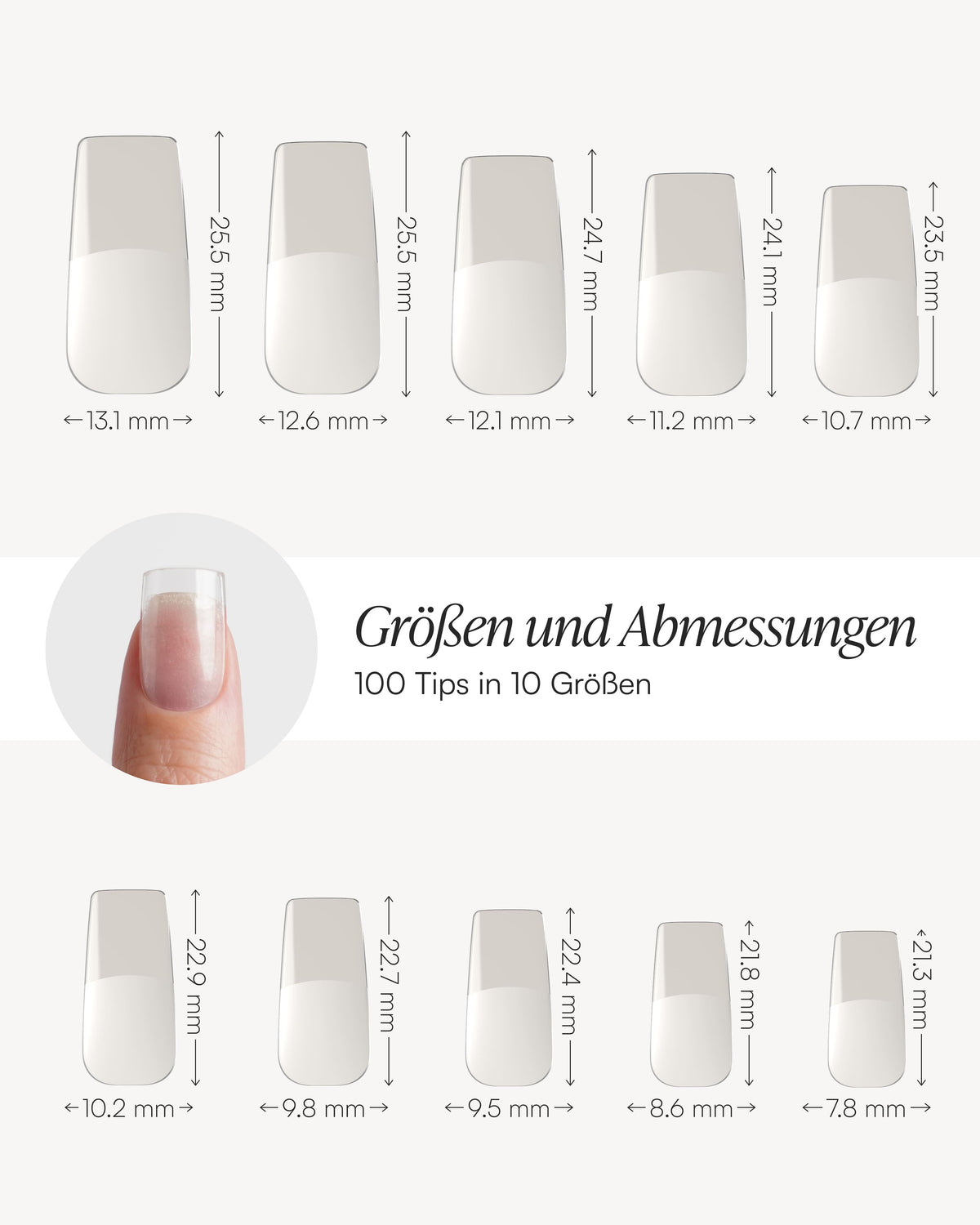 Fake Tips - 100 Stk.