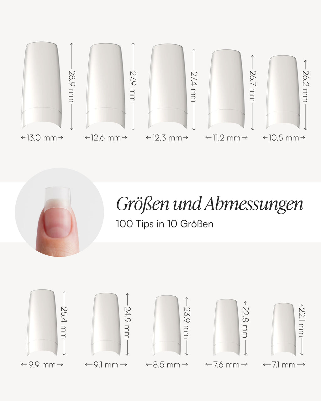 Fake Tips - 100 Stk.