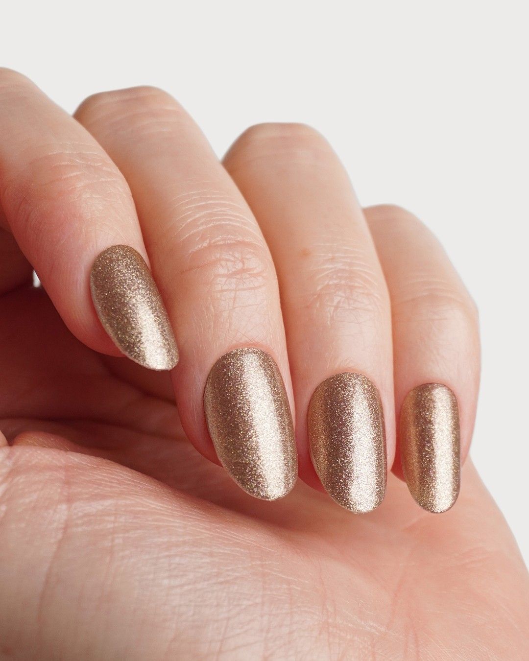 Gold Shimmer UV Gel Strips