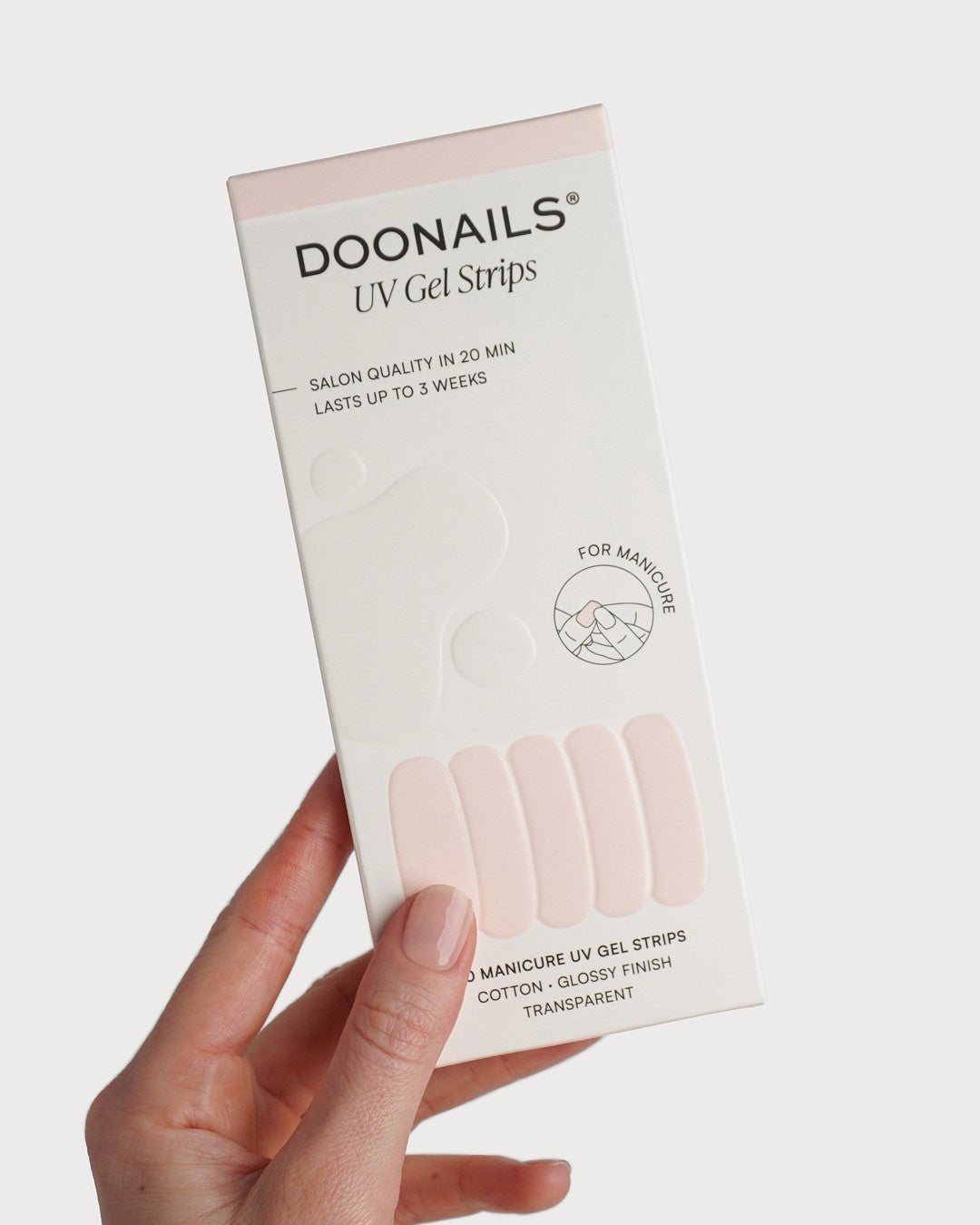 Cotton UV Gel Strips