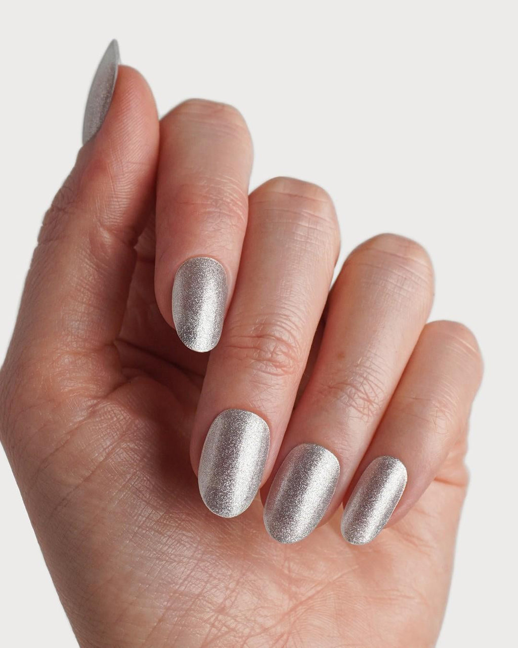 Silver Shimmer UV Gel Strips
