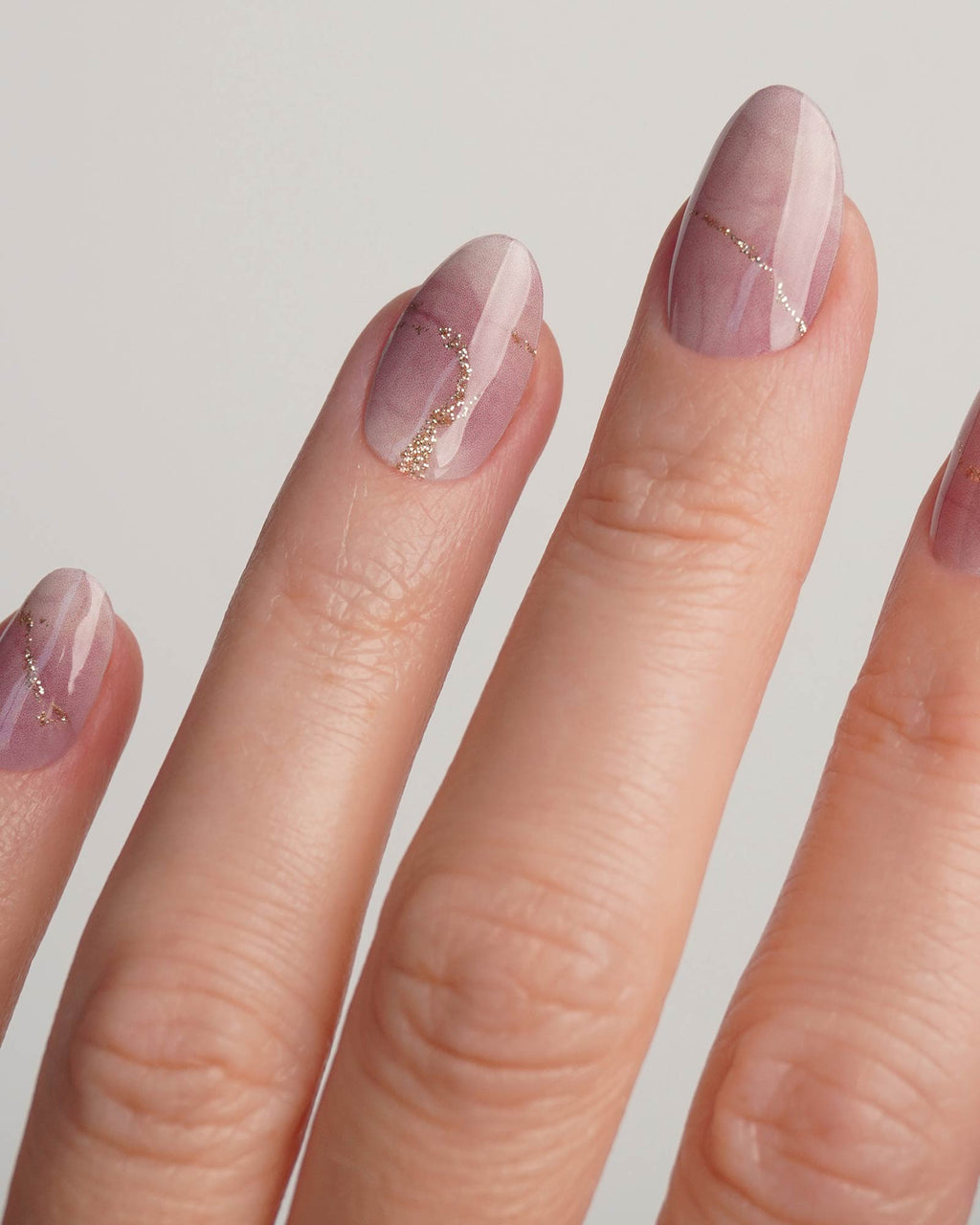 Rose Marble UV Gel Strips