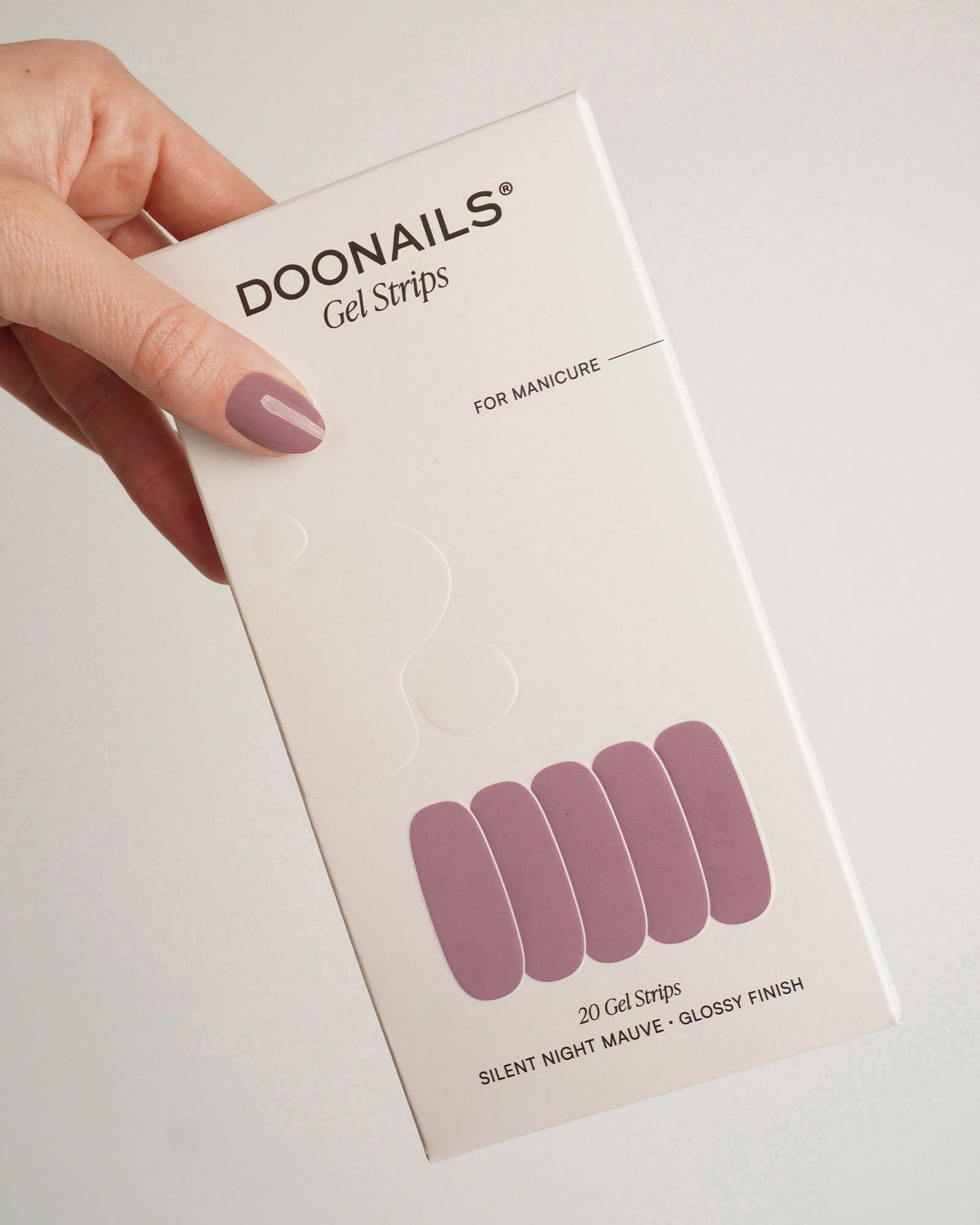 Silent Night Mauve UV Gel Strips