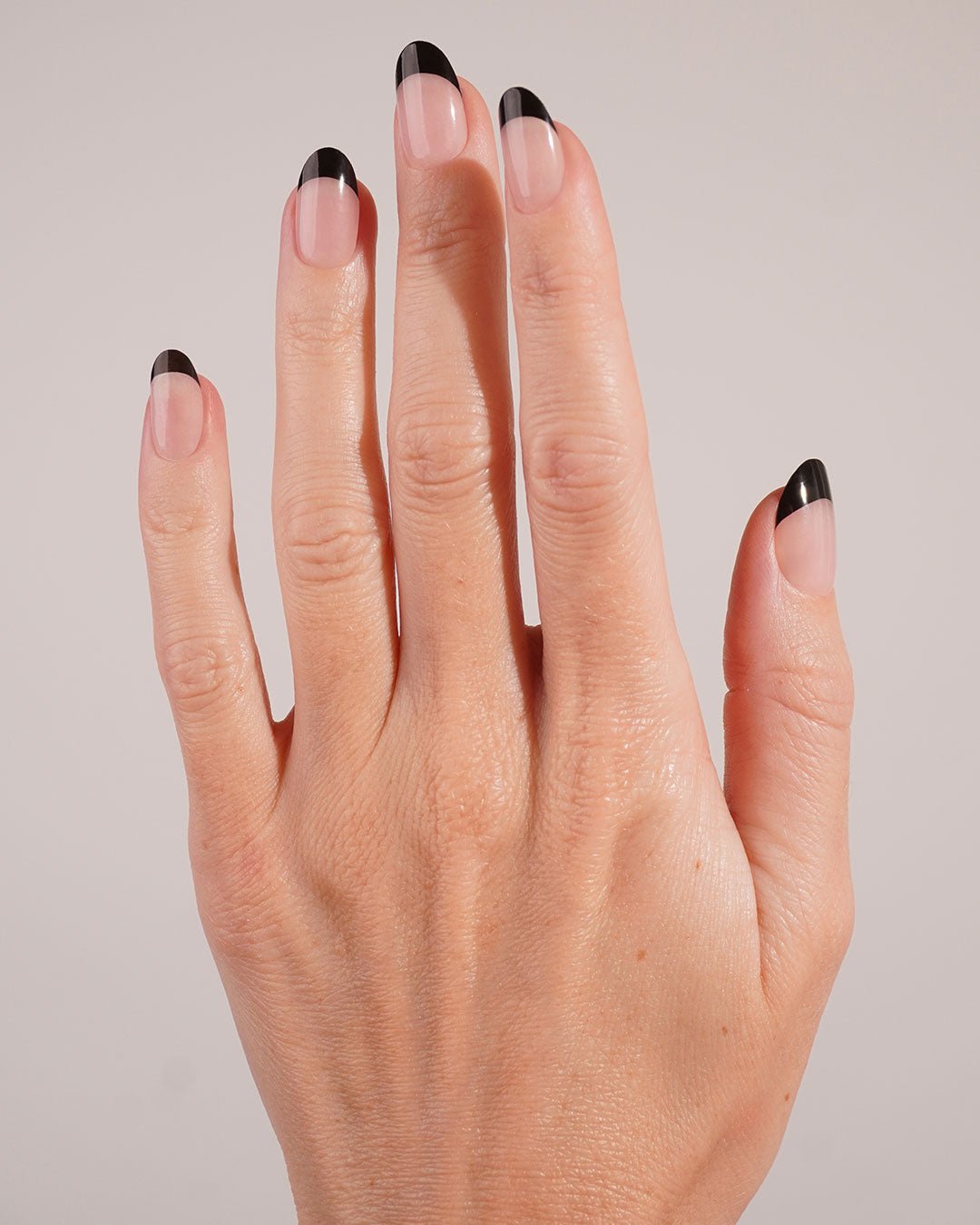 Black French UV Gel Strips