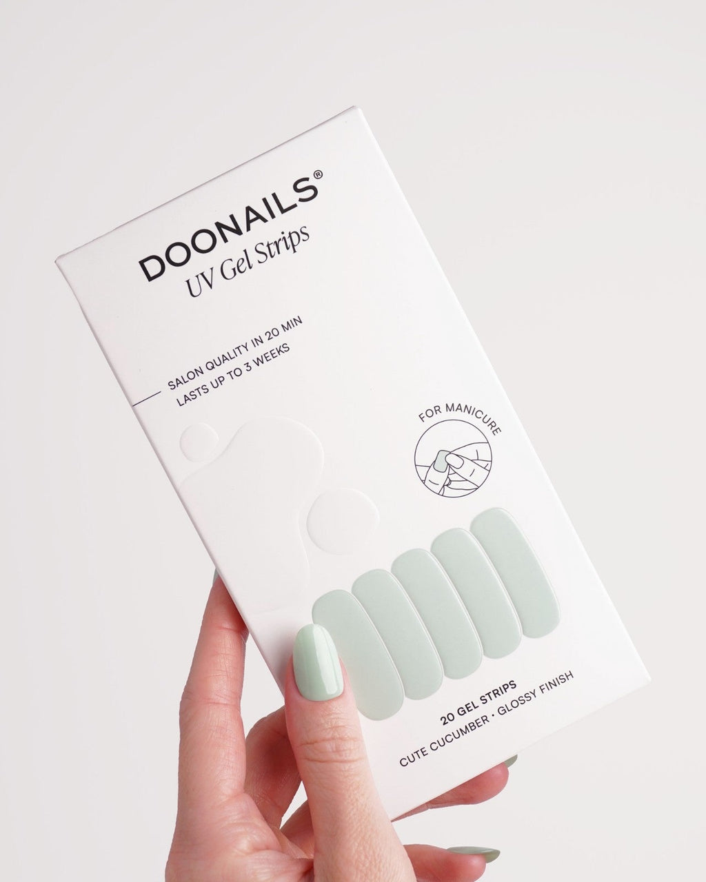 Cute Cucumber UV Gel Strips