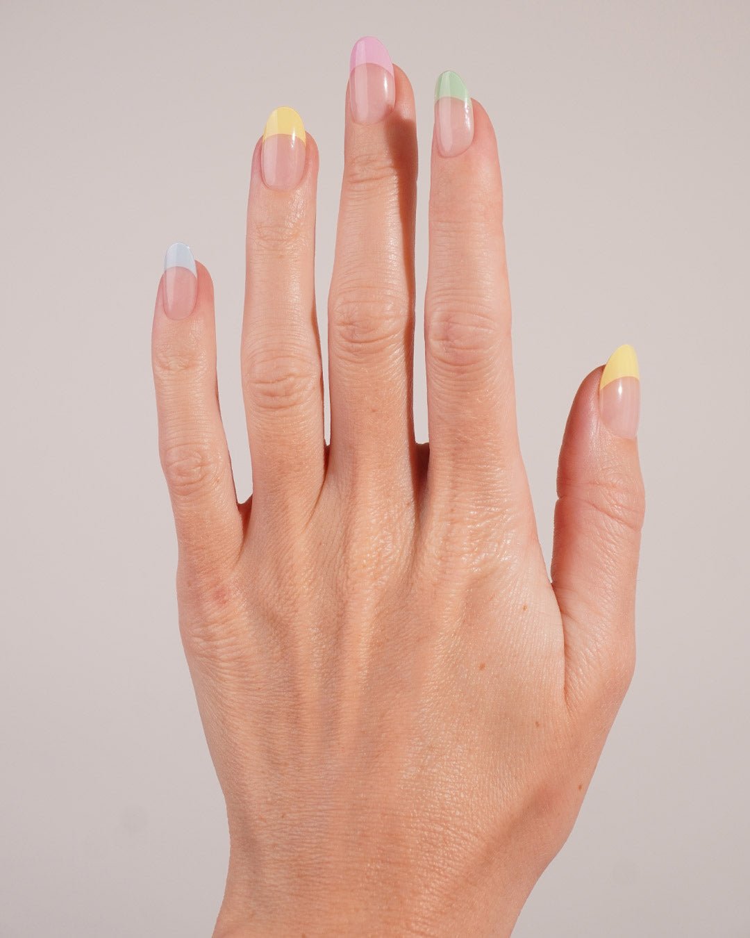 Pastel French UV Gel Strips