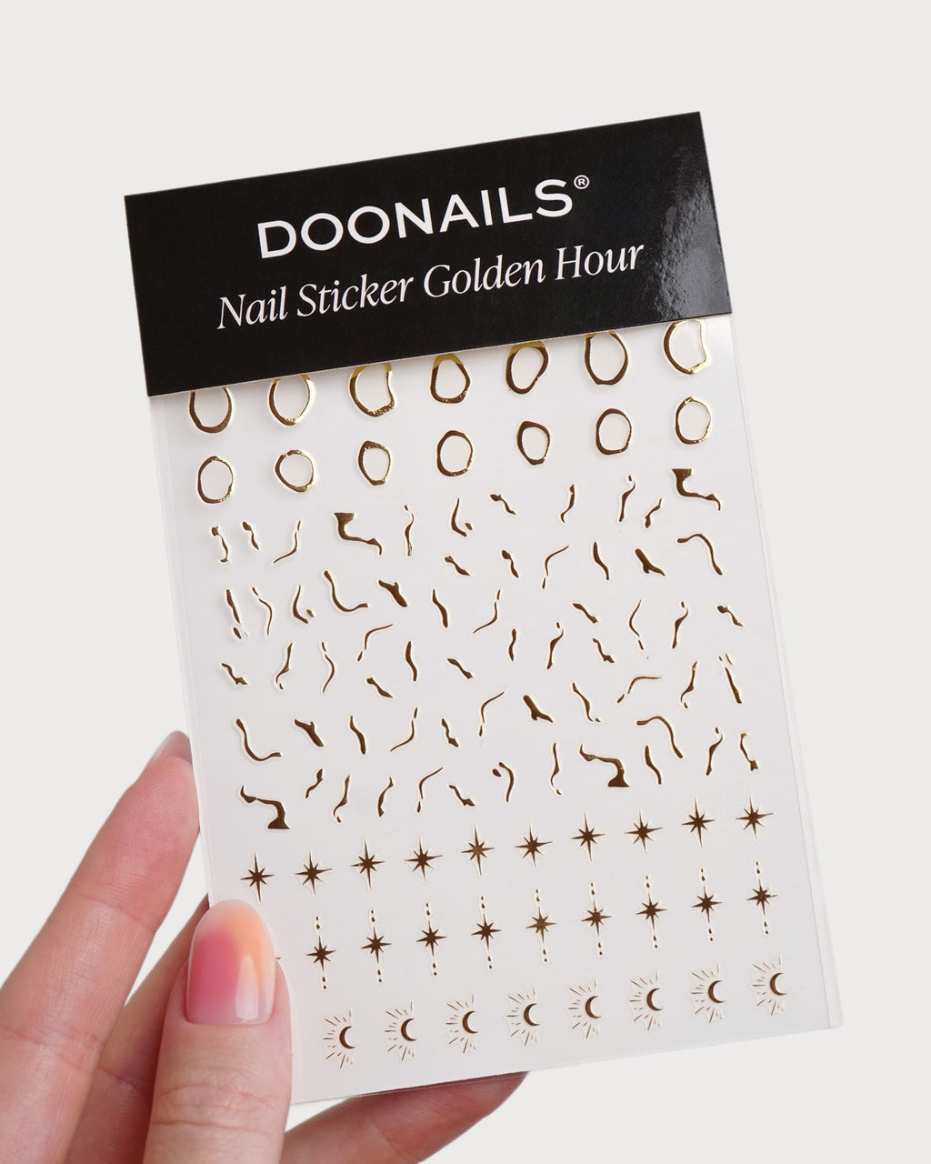 Golden Hour Nagelsticker