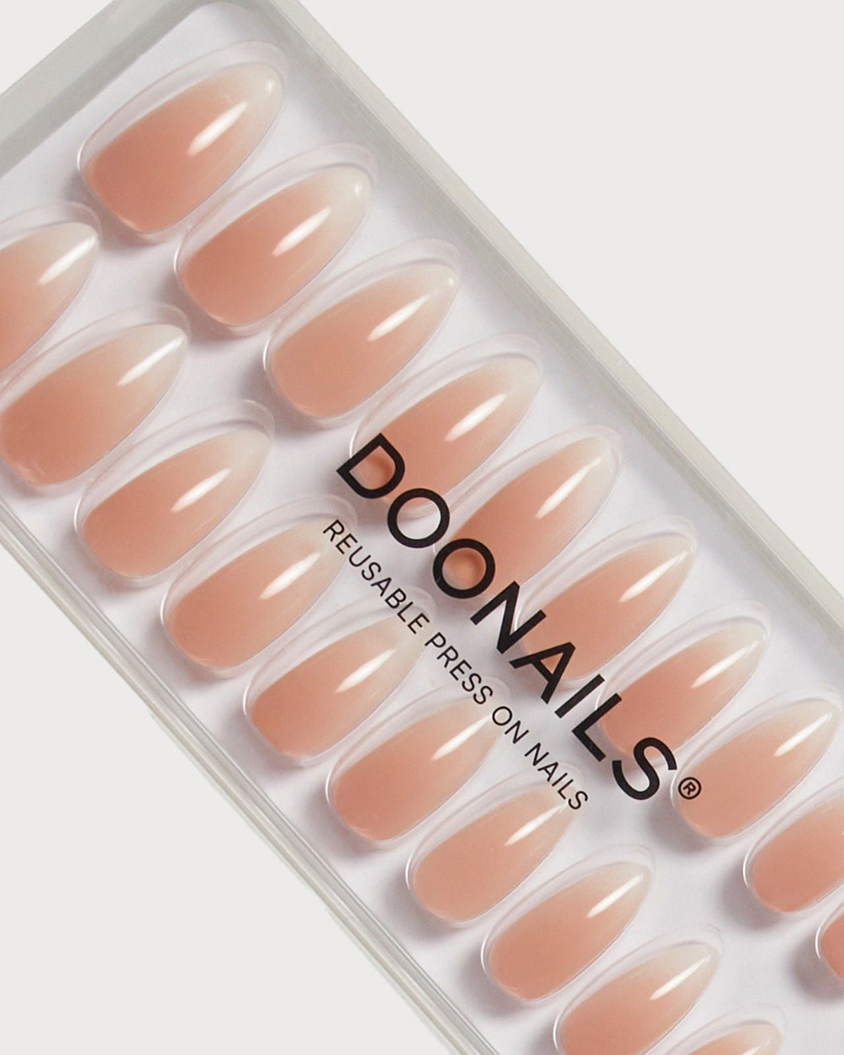 Babyboomer Medium Almond Soft Gel Press Ons