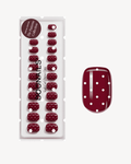 Cherry Polka Dots Extra Short Square Soft Gel Press Ons