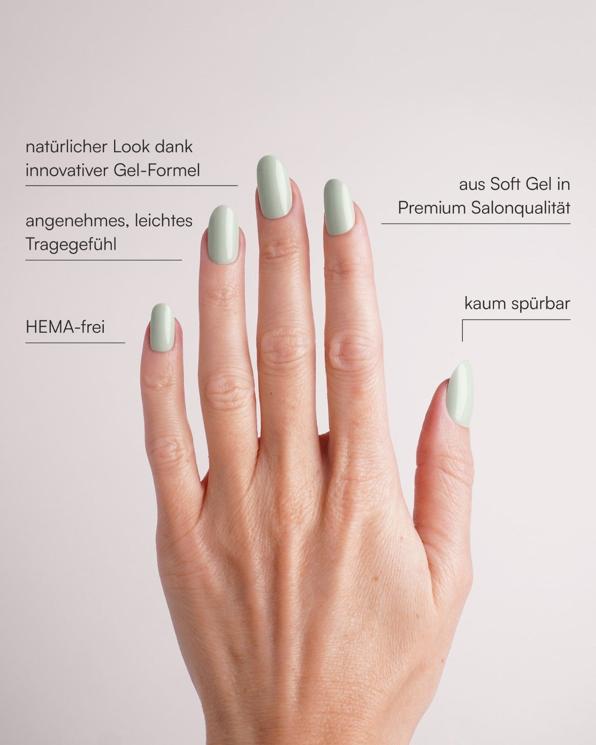 Cute Cucumber Medium Round Soft Gel Press Ons
