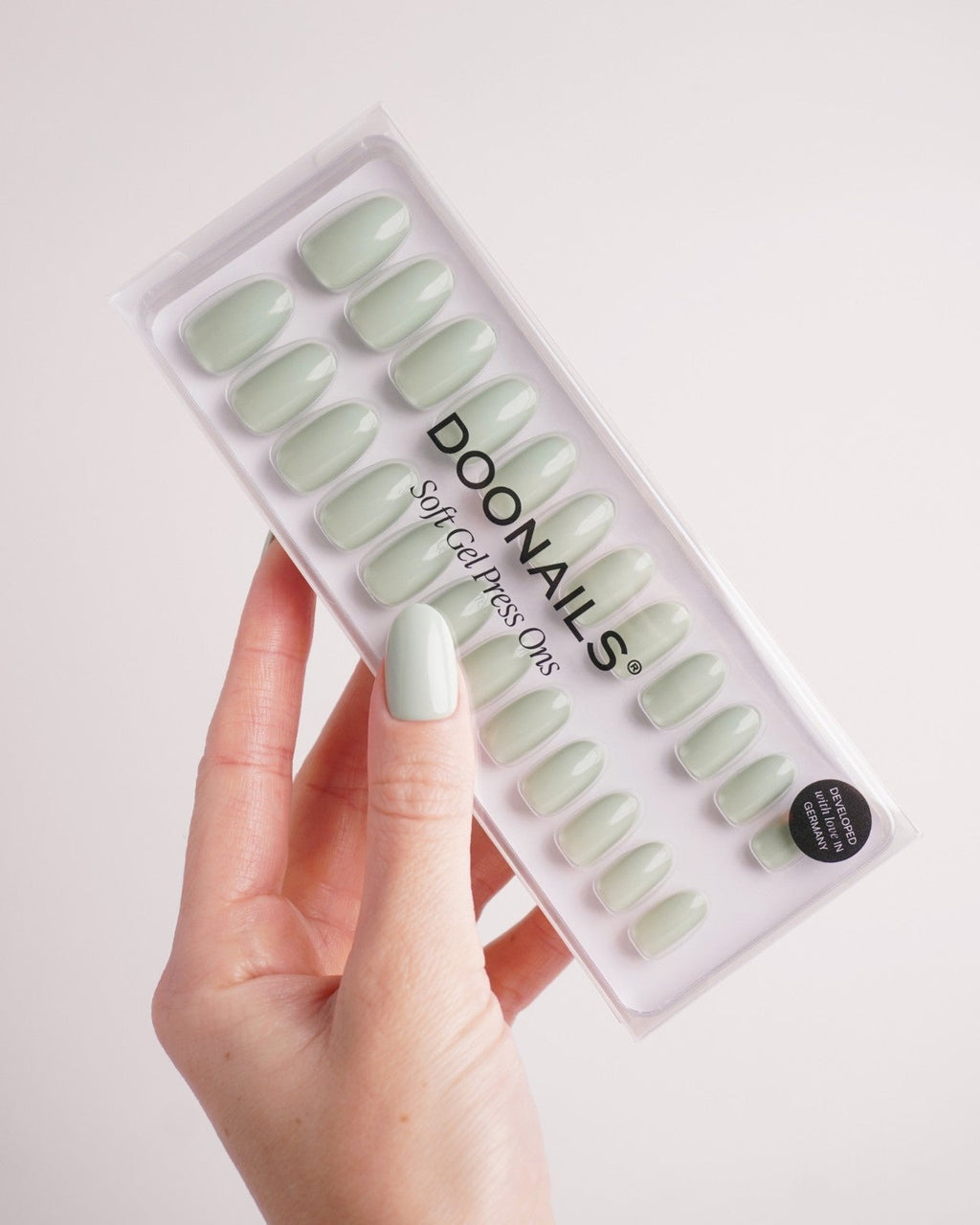 Cute Cucumber Medium Round Soft Gel Press Ons