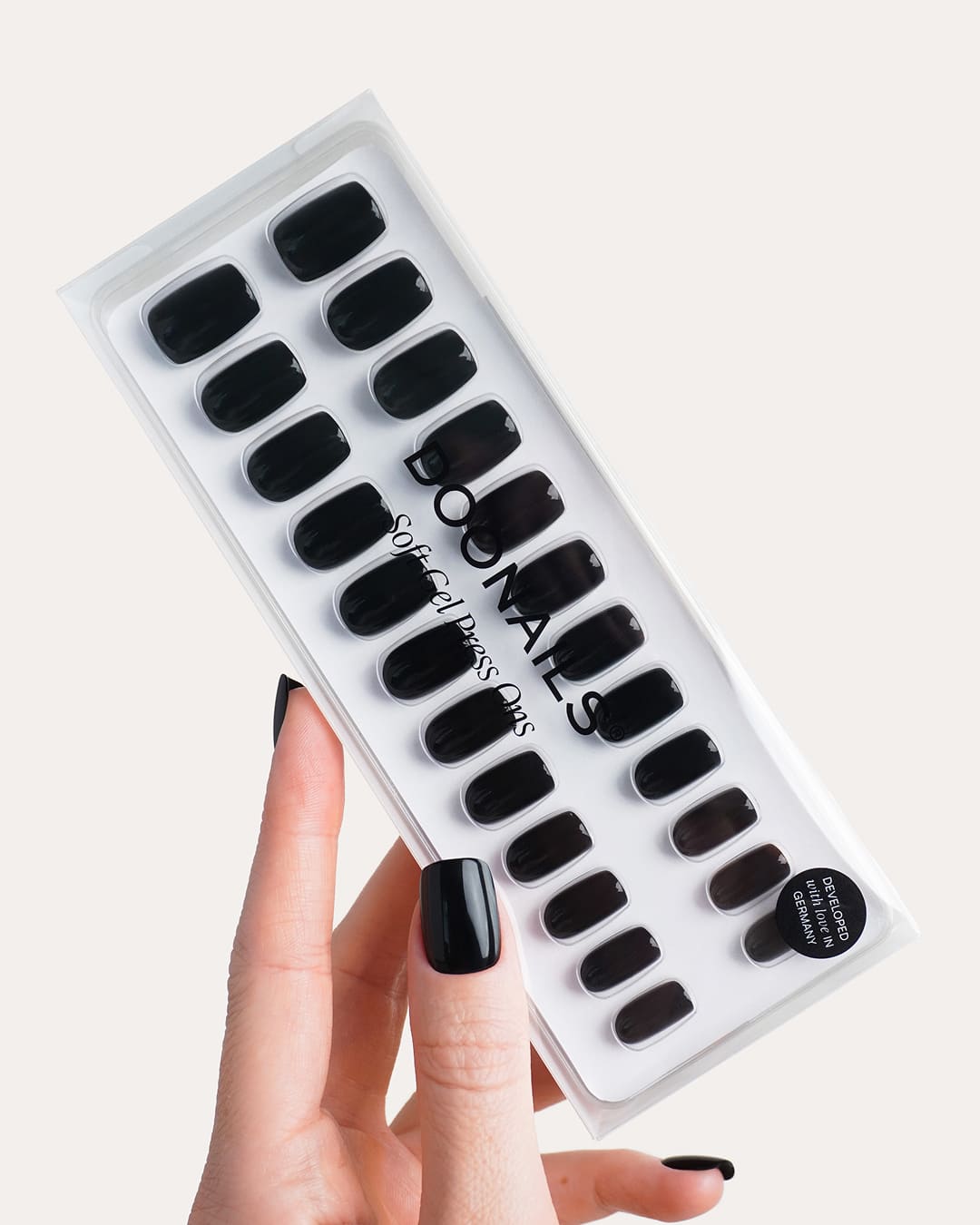 Dark Dream Short Square Soft Gel Press Ons