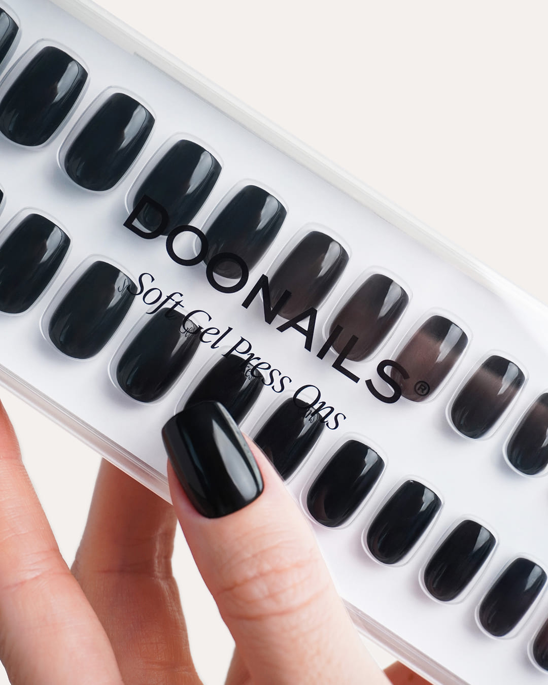 Dark Dream Short Square Soft Gel Press Ons