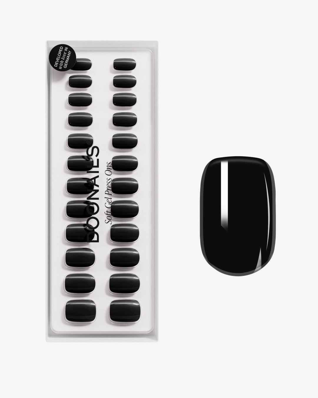 Dark Dream Short Square Soft Gel Press Ons
