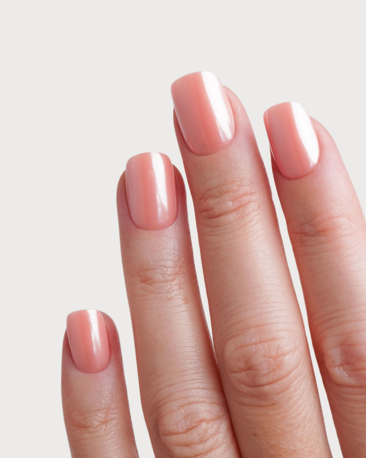 Glazed Peach Extra Short Square Soft Gel Press Ons