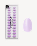 Lavender Mist Short Round Soft Gel Press Ons