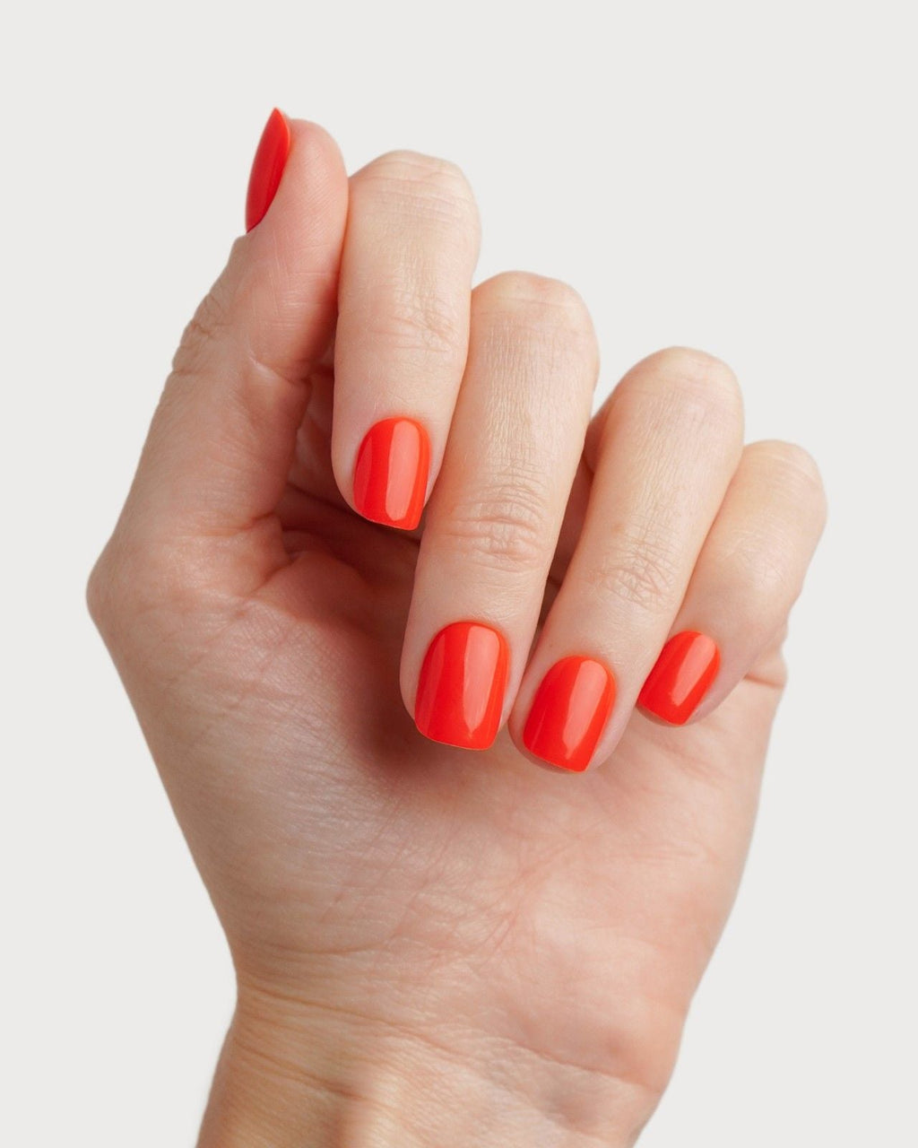 On Fire Extra Short Square Soft Gel Press Ons