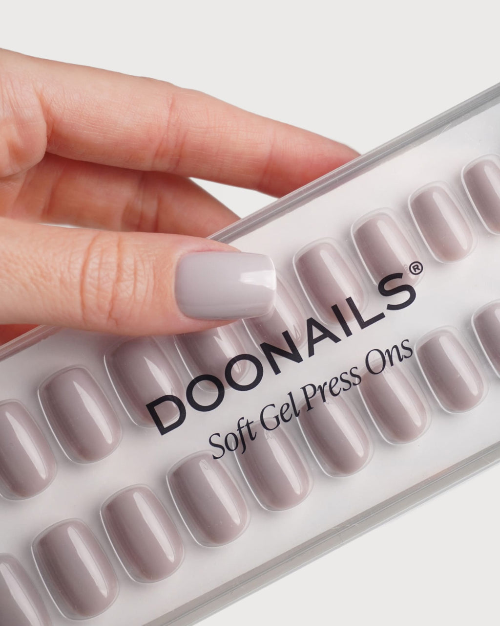 Stone Short Square Soft Gel Press Ons