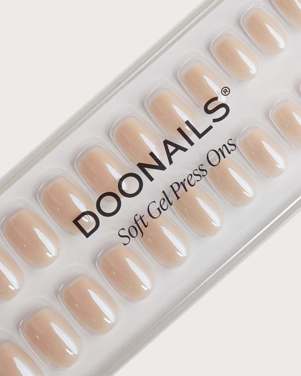 Toffee Short Square Soft Gel Press Ons