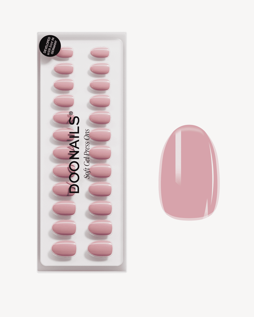 Valentine Crush Short Round Soft Gel Press Ons