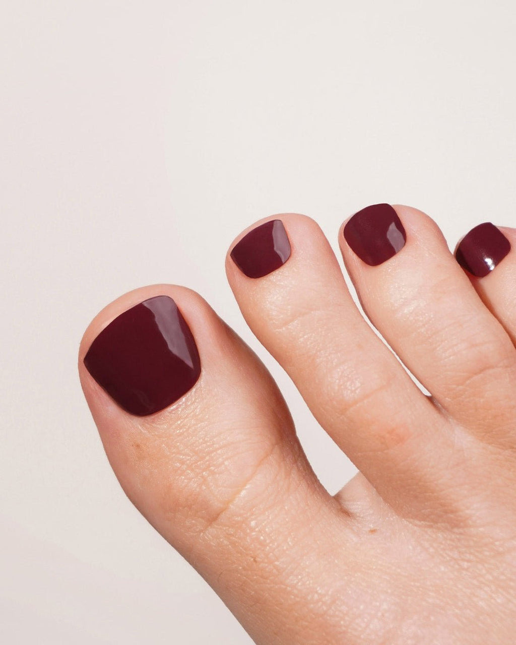 Plum Purple Pediküre UV Gel Strips