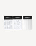 Nagelsticker Set – Silver Edition