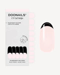Black French UV Gel Strips