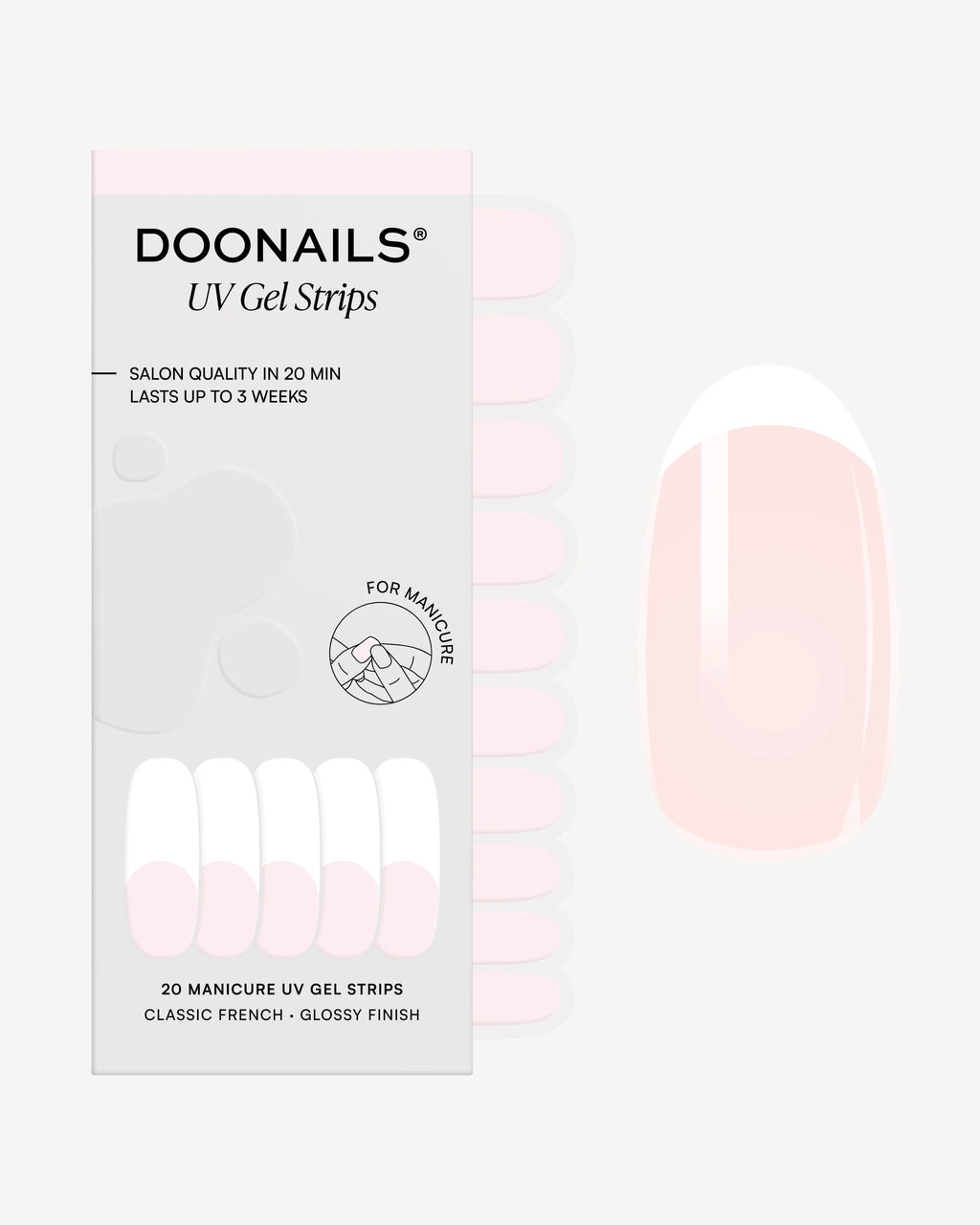 Classic French UV Gel Strips