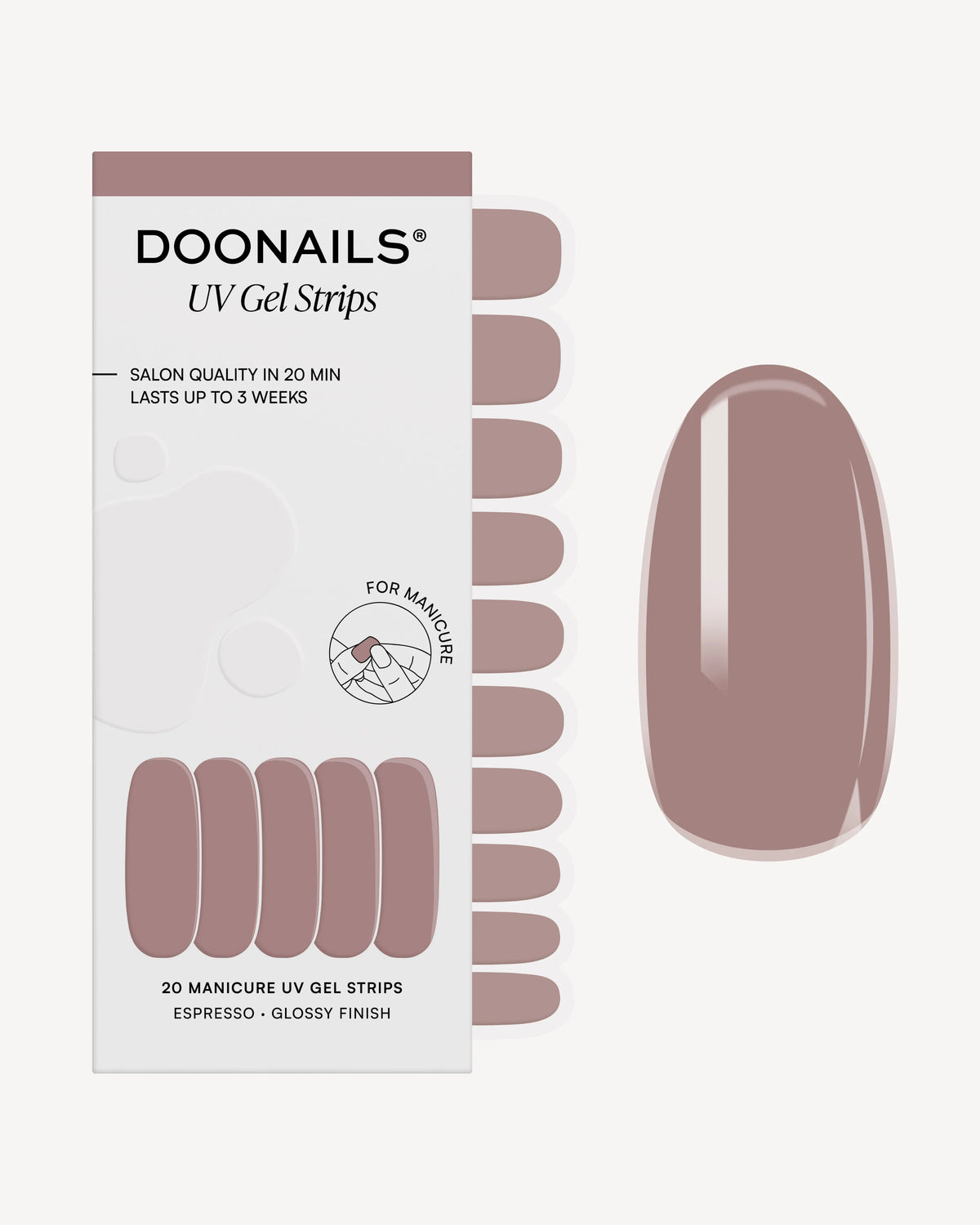 Espresso UV Gel Strips