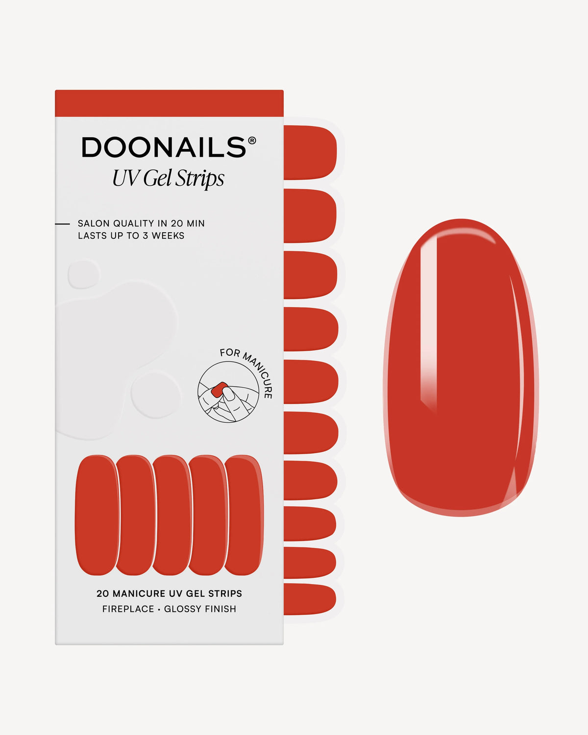 Fireplace UV Gel Strips