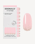Gold Glitter Ombre UV Gel Strips