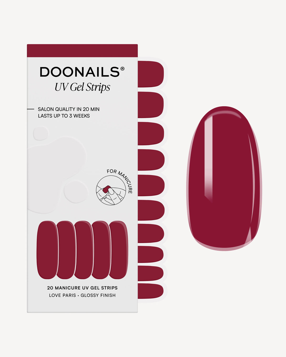 Love Paris UV Gel Strips