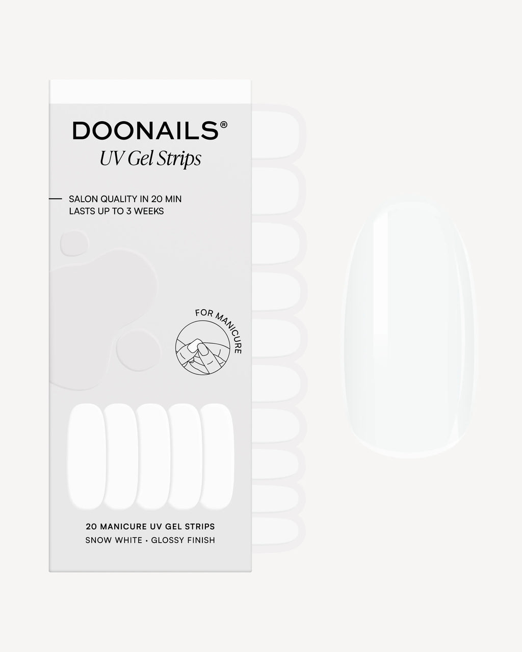Snow White UV Gel Strips