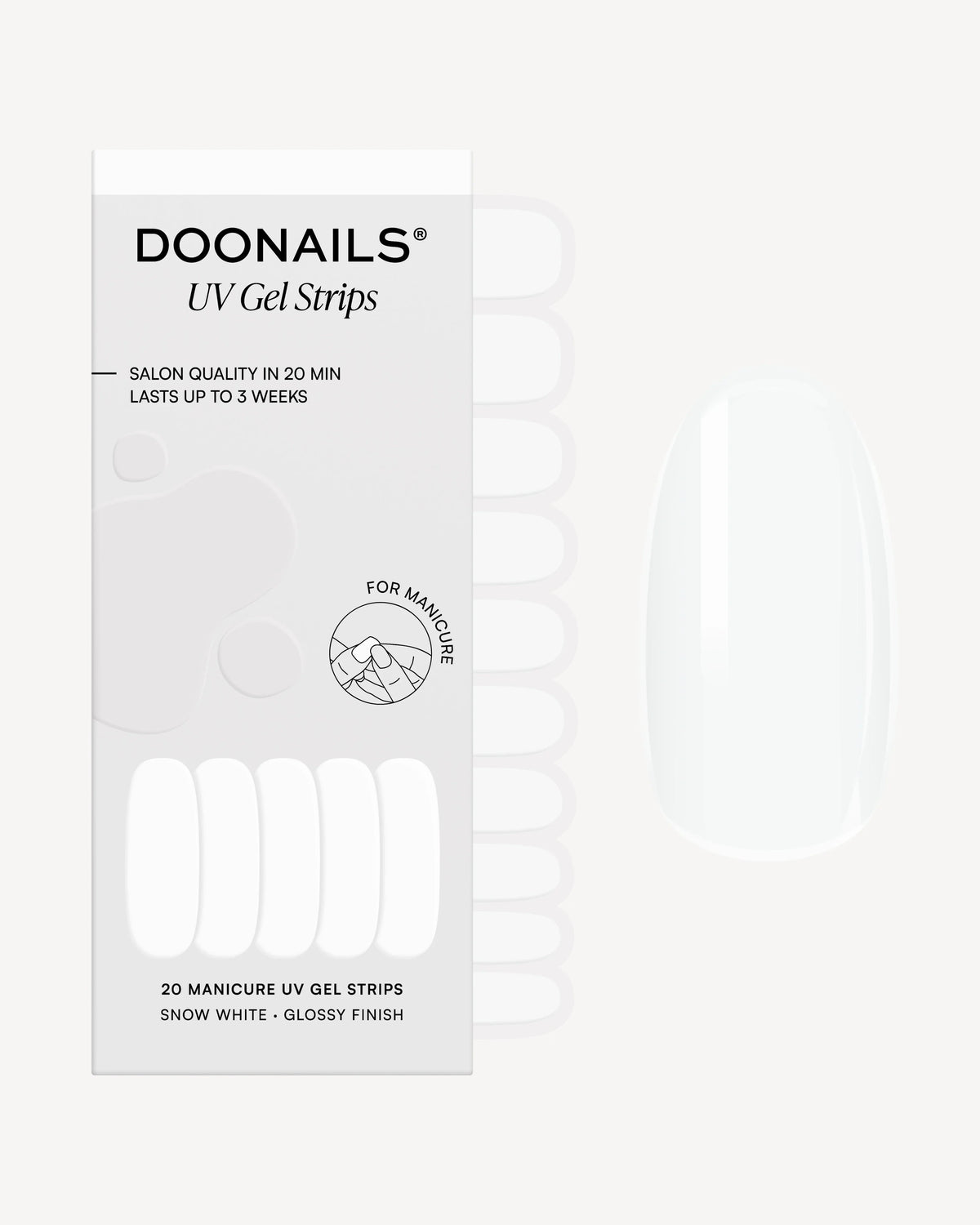 Snow White UV Gel Strips