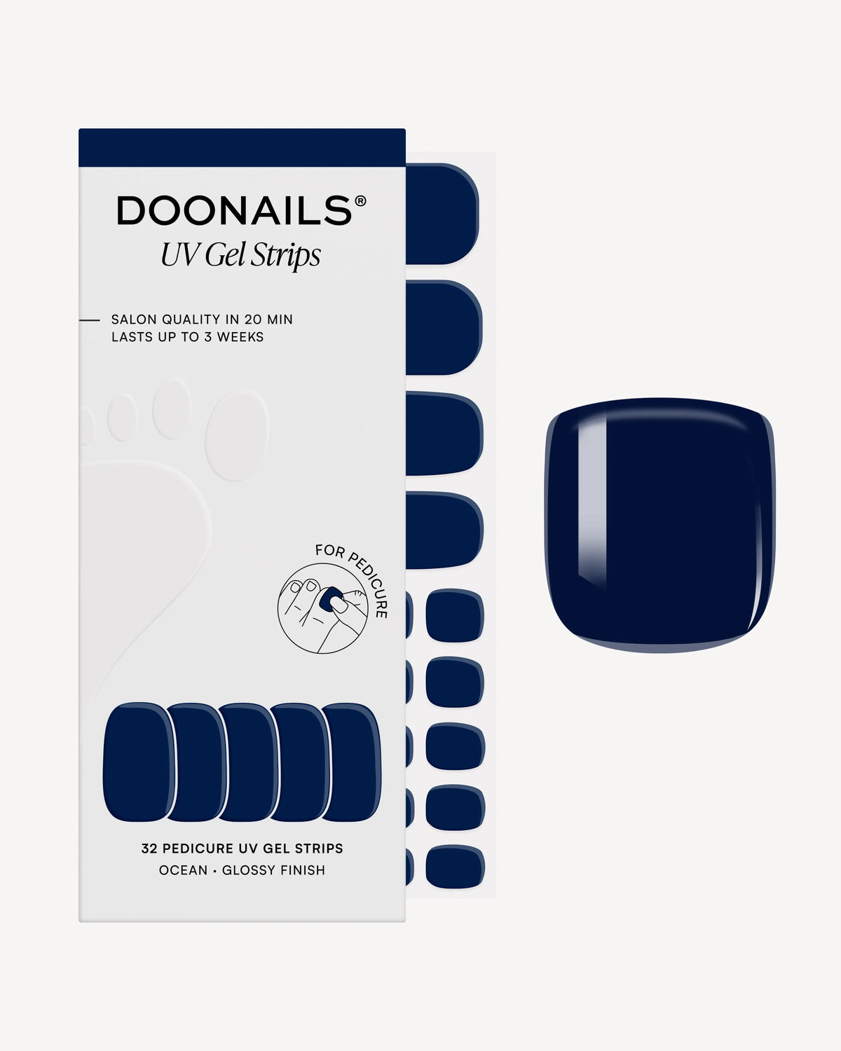 Ocean Pediküre UV Gel Strips