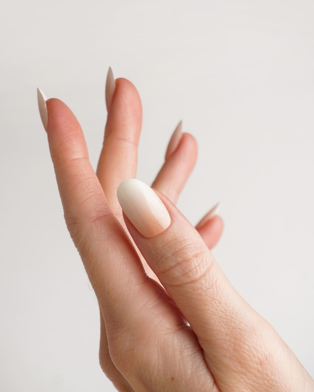 Nude Glitter Babyboomer UV Gel Strips