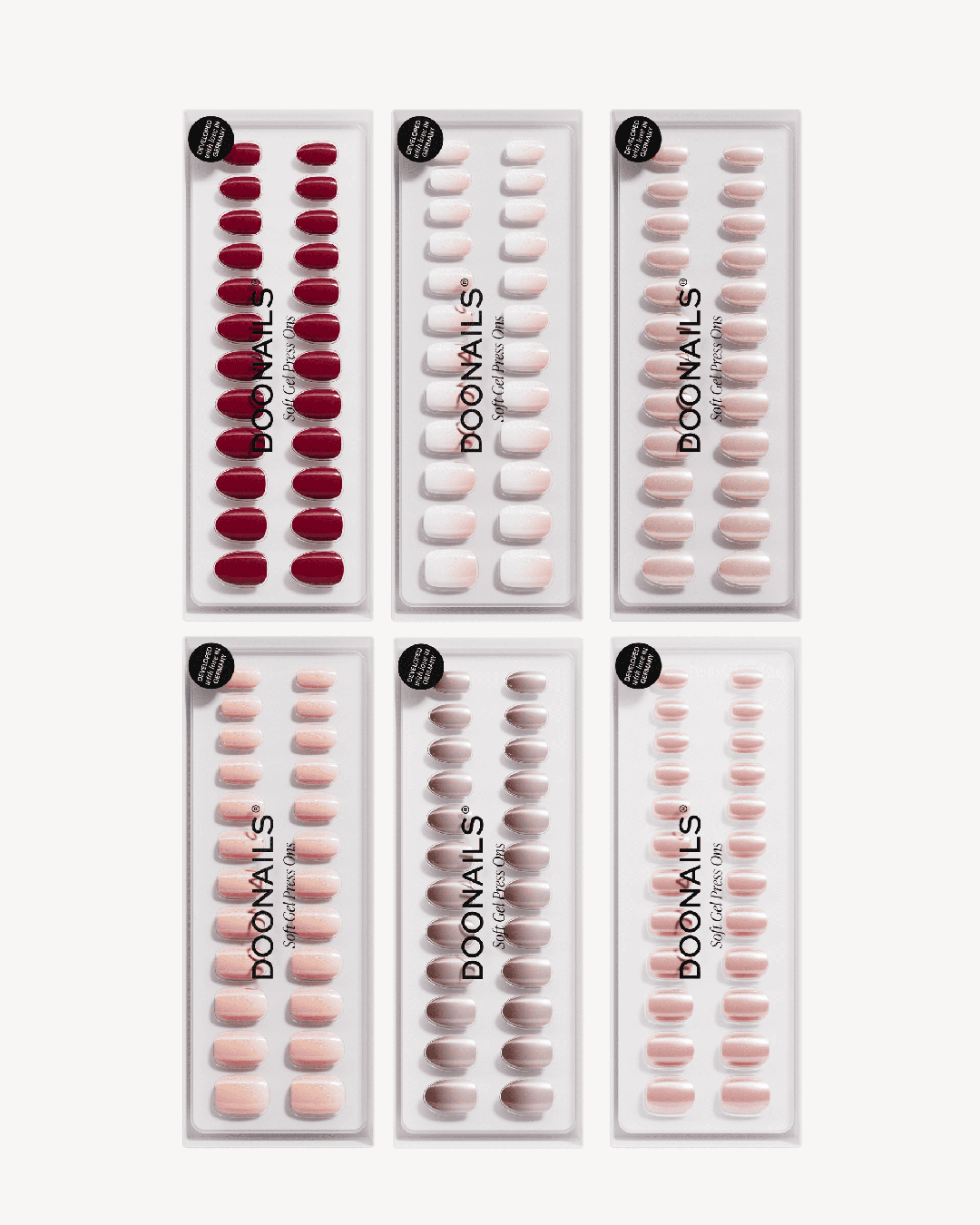 6x Bestseller Designs Set - Soft Gel Press Ons
