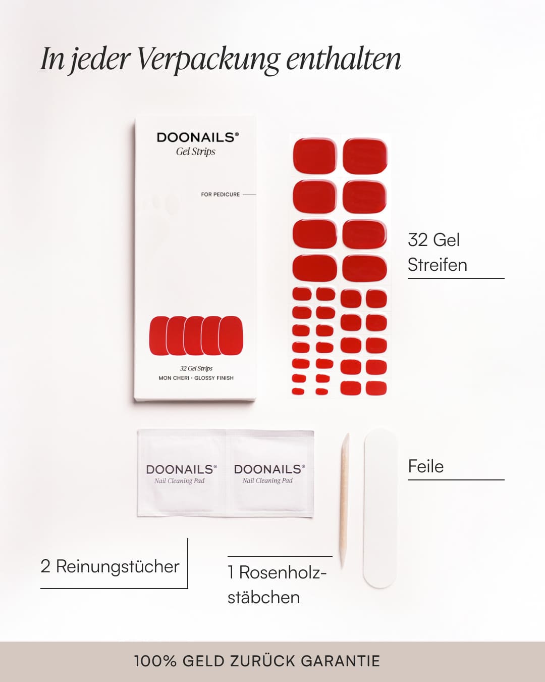 On Fire Mani & Pedi Set - UV Gel Strips