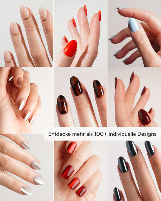 Love Paris Short Round Soft Gel Press Ons