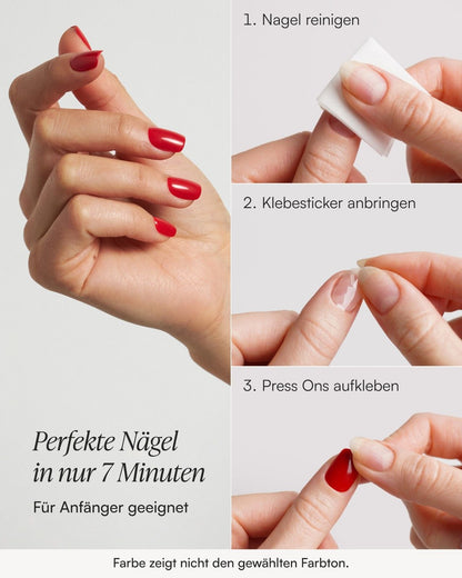 Jetset Short Almond Soft Gel Press Ons