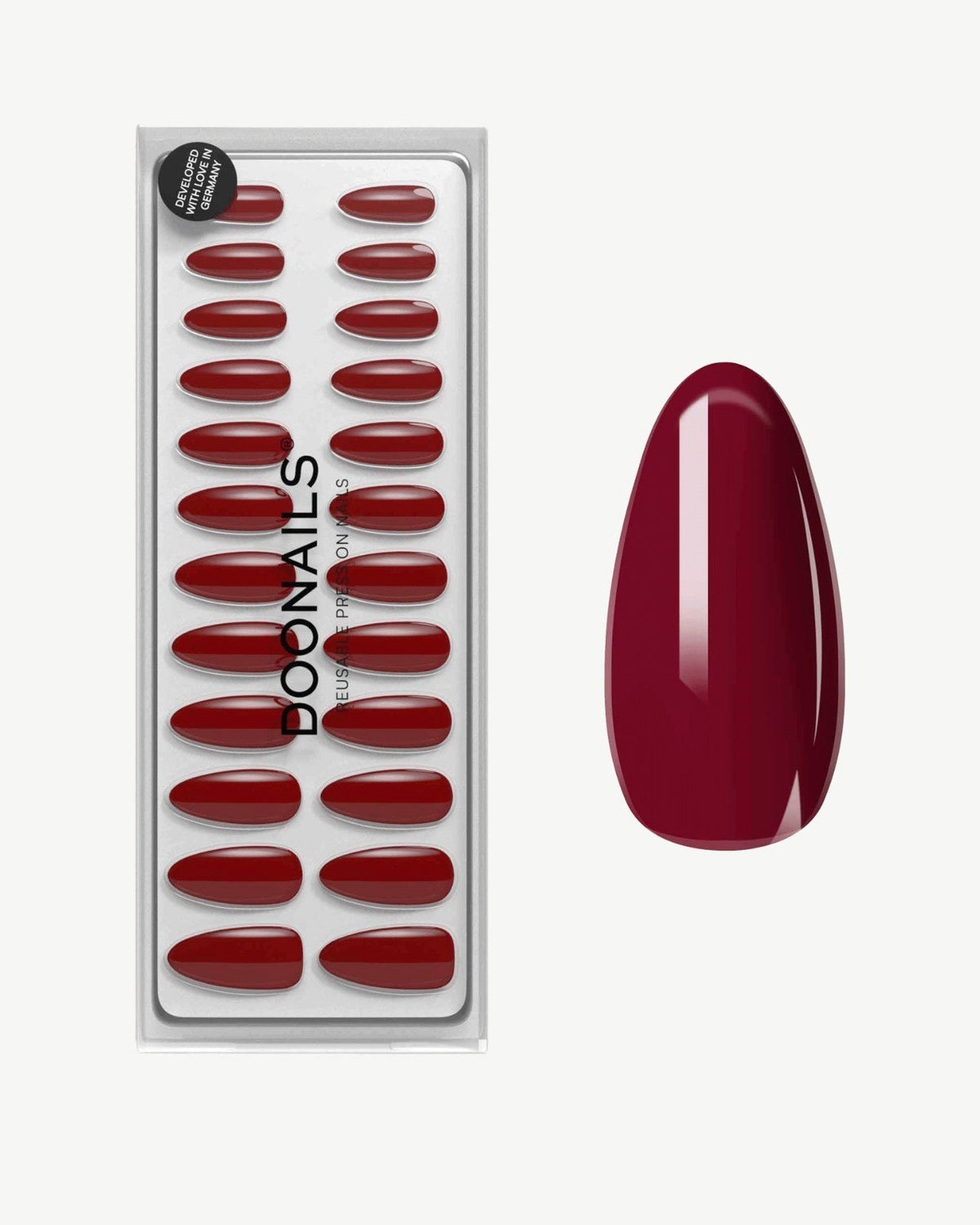 Love Paris Medium Almond Soft Gel Press Ons
