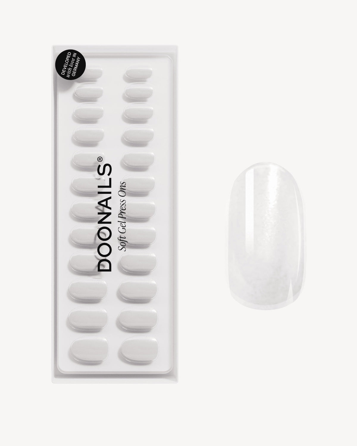 Milkshake Medium Round Soft Gel Press Ons